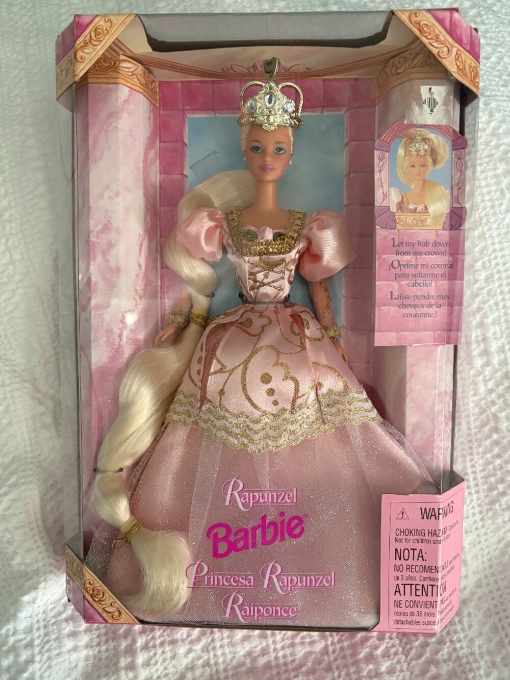 1997 Rapunzel Barbie – New in Box – Long Hair Princess Collector Doll